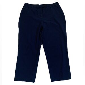 Cleo Curvy Navy Cropped Pants Size 10